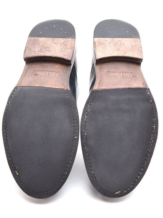Men Freebird Detrick Navy Plain Toe Slip On Oxford 11 M main image 4